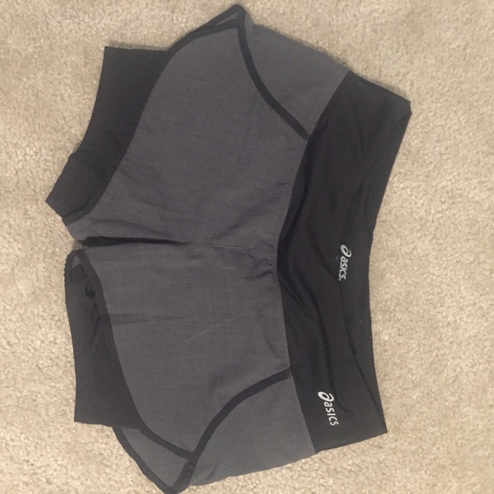 ASICS running shorts with spandex NWOT